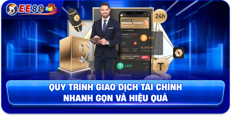 Quy trình giao dịch tài chính nhanh gọn và hiệu quả
